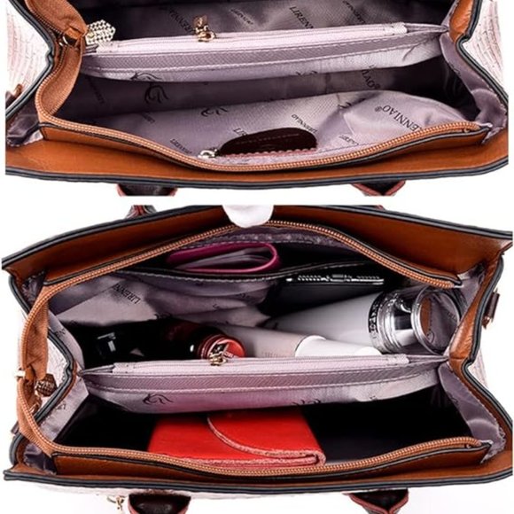 Crocodile Pattern Shoulder Crossbody Bag - Picture 3 of 5